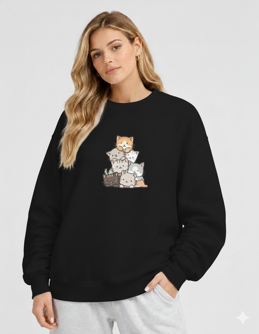 Cat stack - Women's Sweatshirt