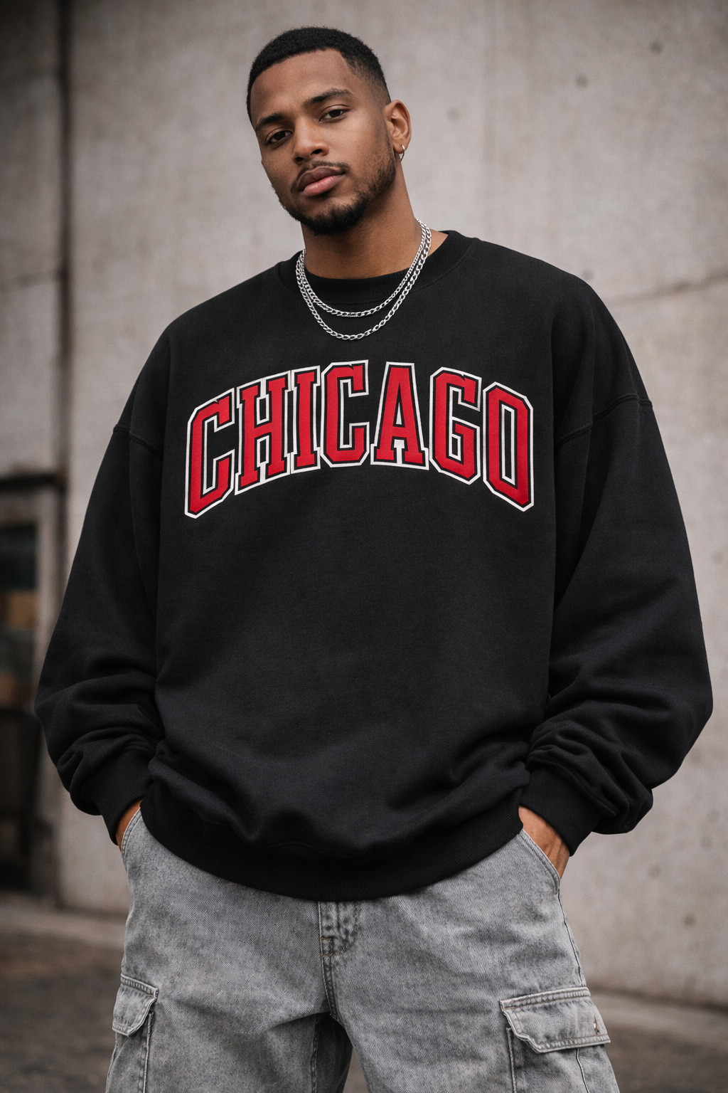 Chicago - Unisex Oversized Sweatshirt
