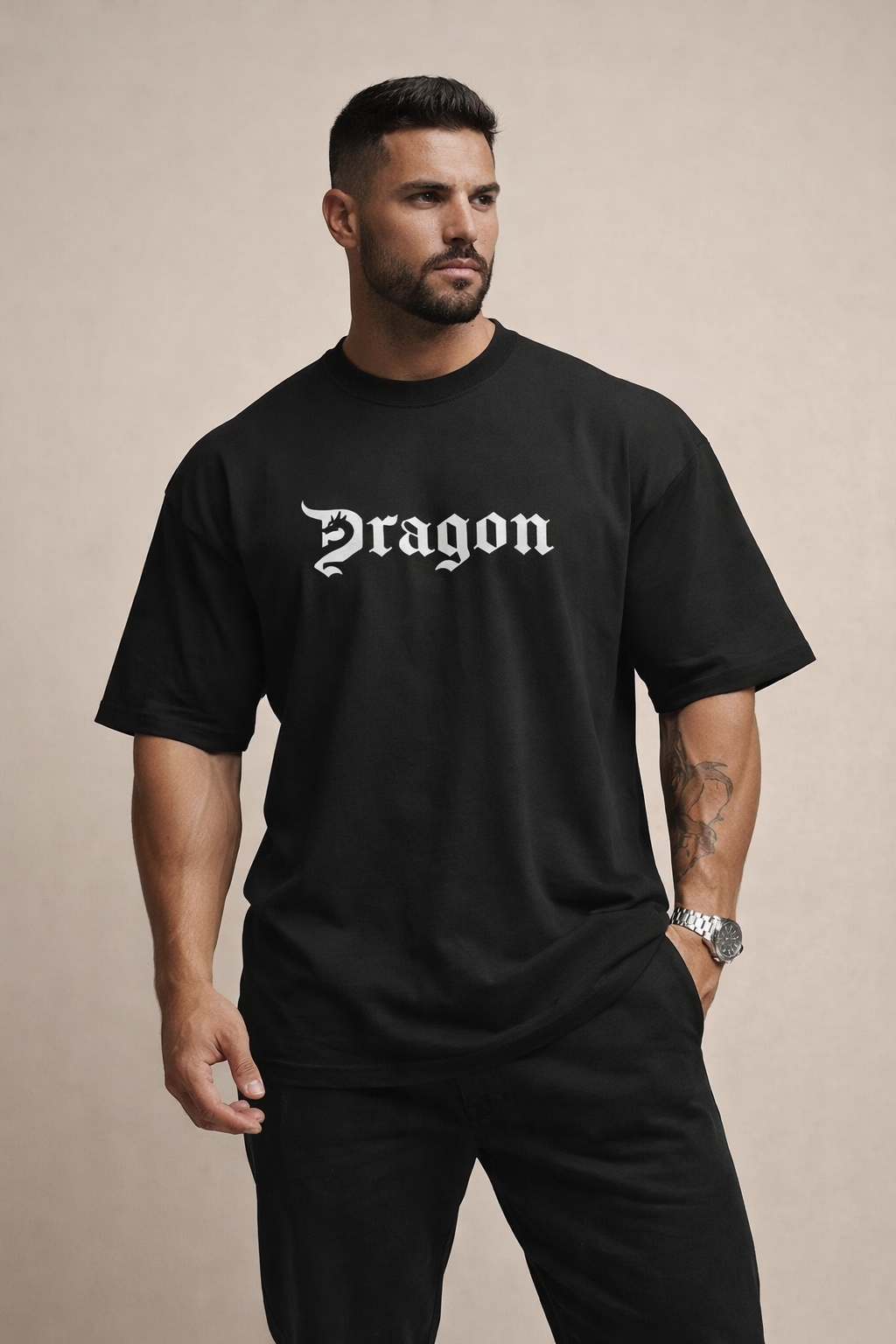 Dragon - Men’s French Terry Oversized Tee