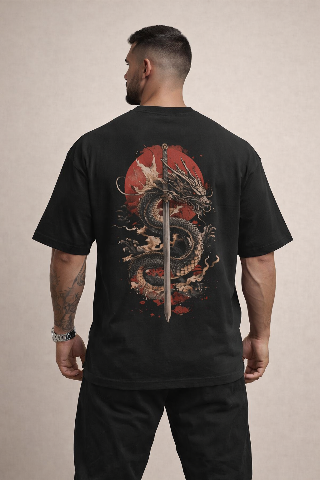 Dragon - Men’s French Terry Oversized Tee
