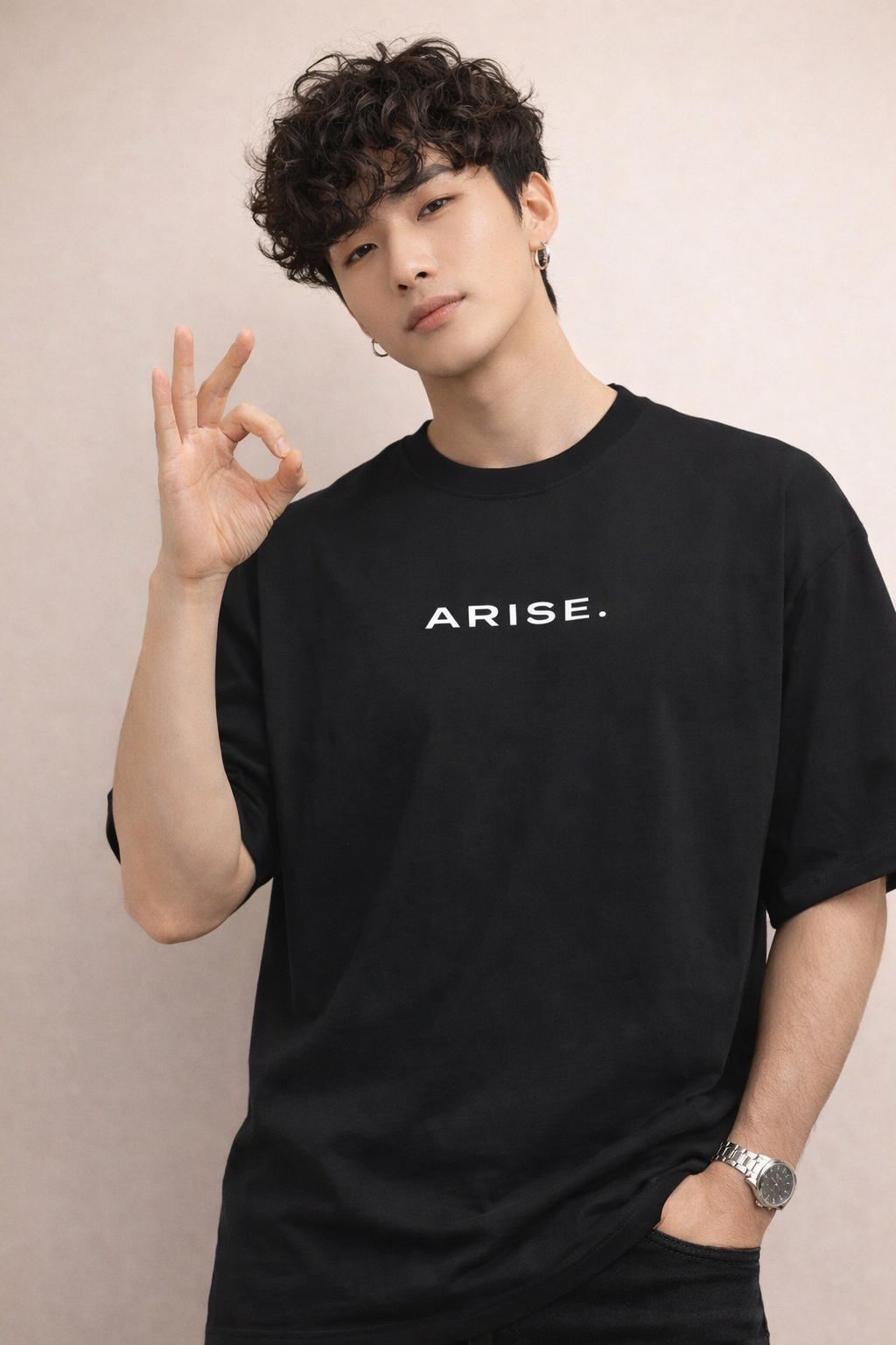 Arise - Men’s French Terry Oversized Tee