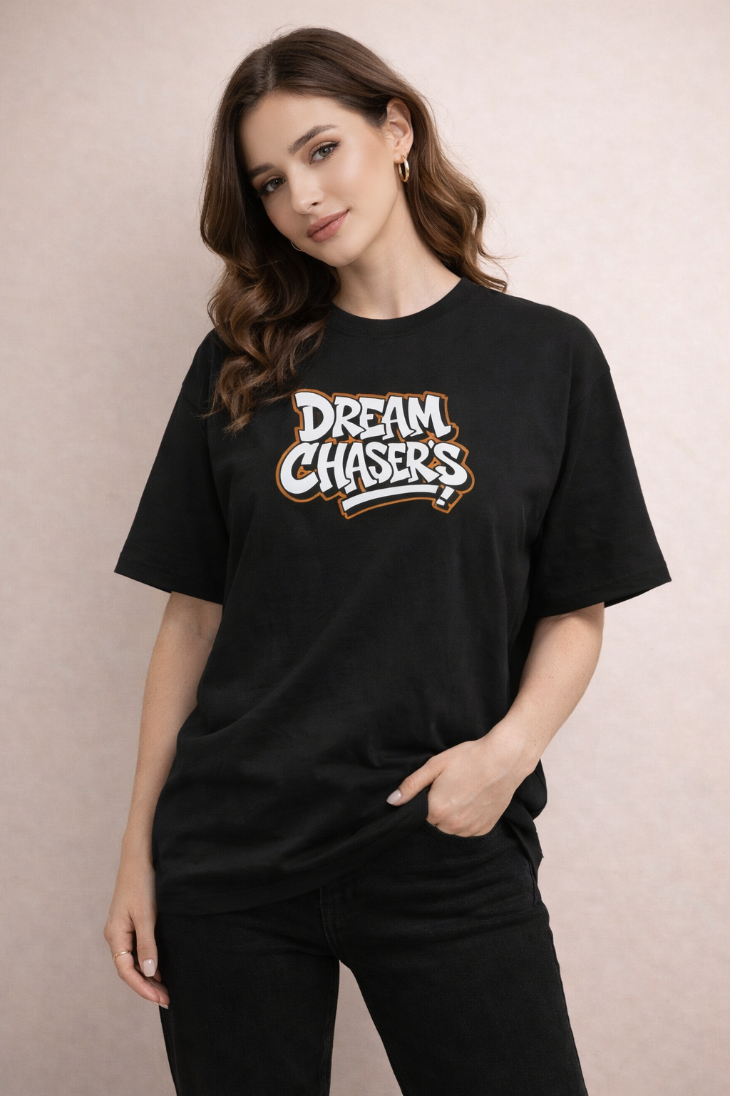 Dream Chaser’s - Women’s French Terry Oversized Tee