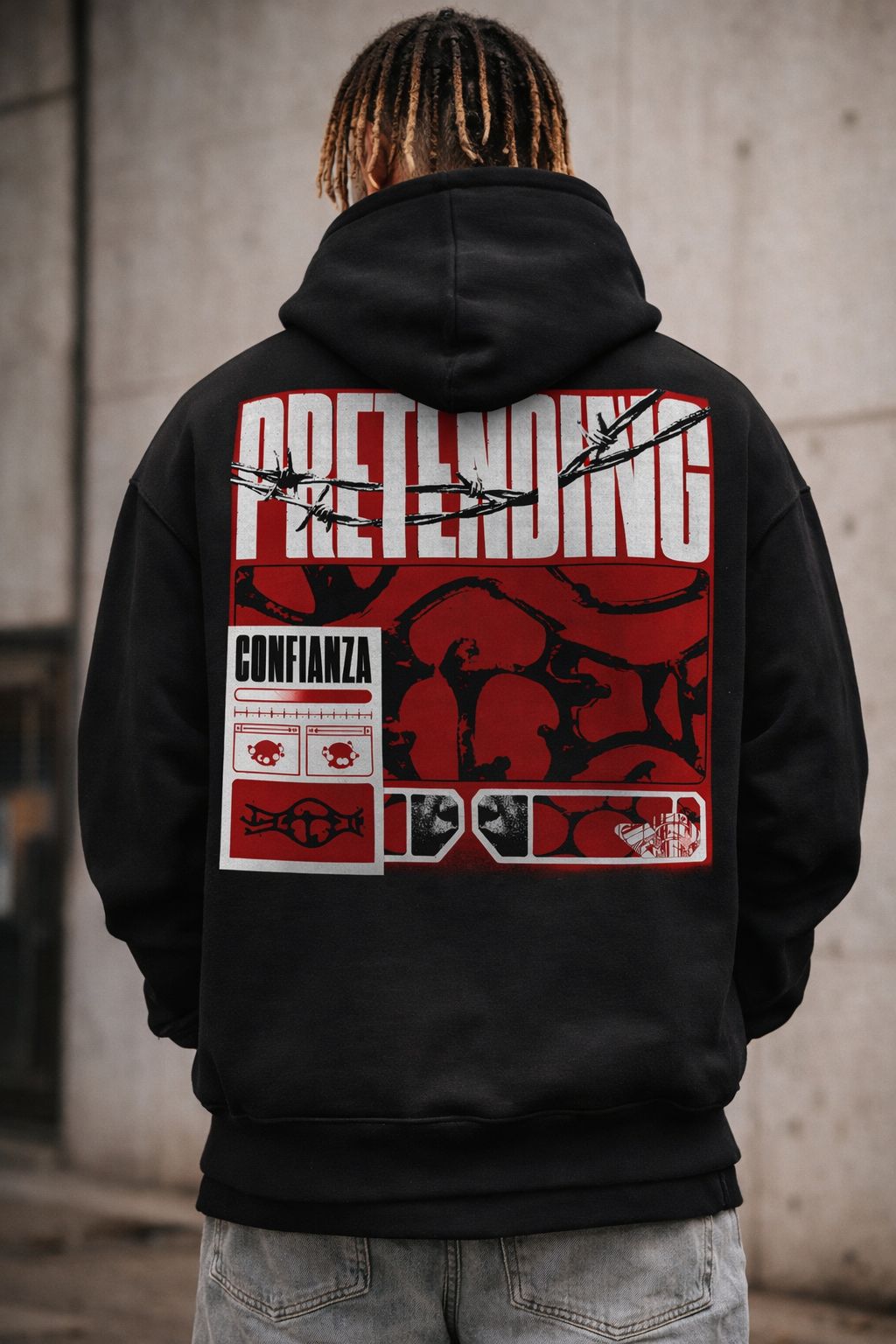 Pretending - Unisex Oversized Hoodie